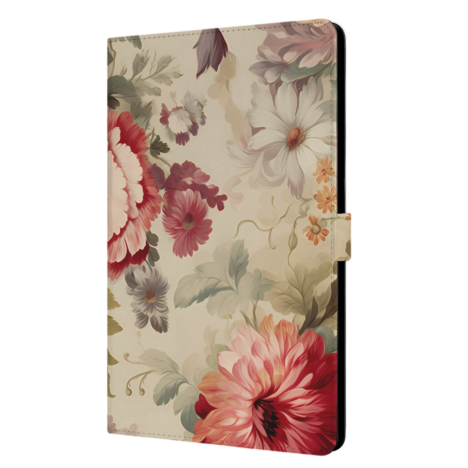 Uniek Nokia T20 Tablethoesje met Stand - Bloemen Design | B2C Telecom