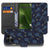 Fairphone 6 Voetbal Design Book Case PU Leer Met 3 Pasjes donkerblauw aanzicht