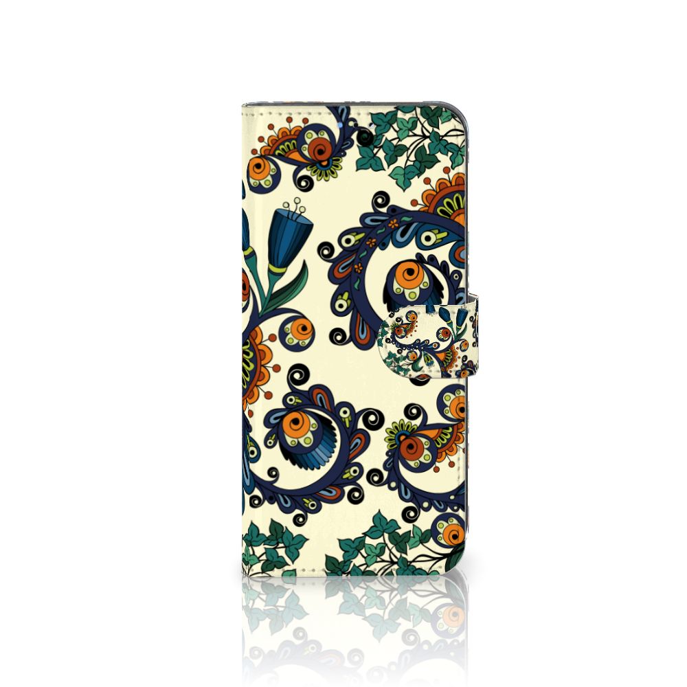 Wallet Case OPPO A16/A16s/A54s Barok Flower