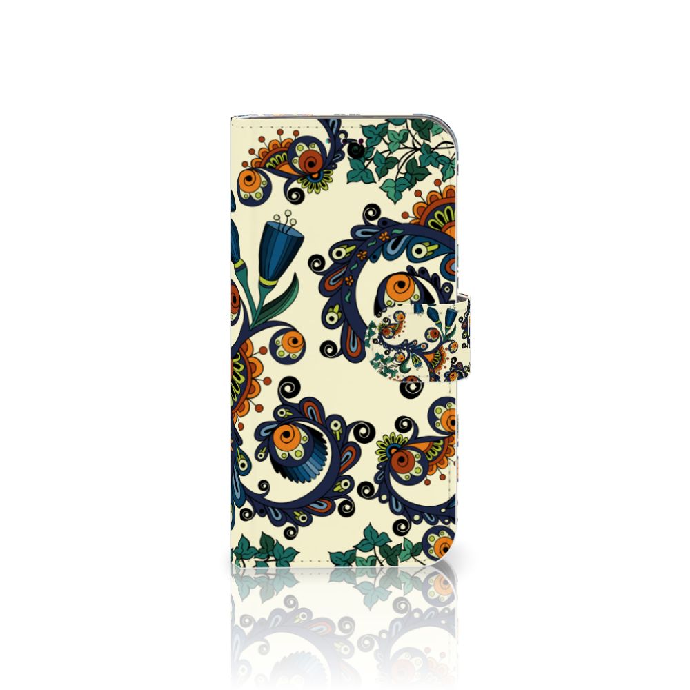 Wallet Case Samsung Galaxy A40 Barok Flower