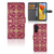 Samsung Galaxy M14 Wallet Case Barok Pink voorkant achterkant binnenkant