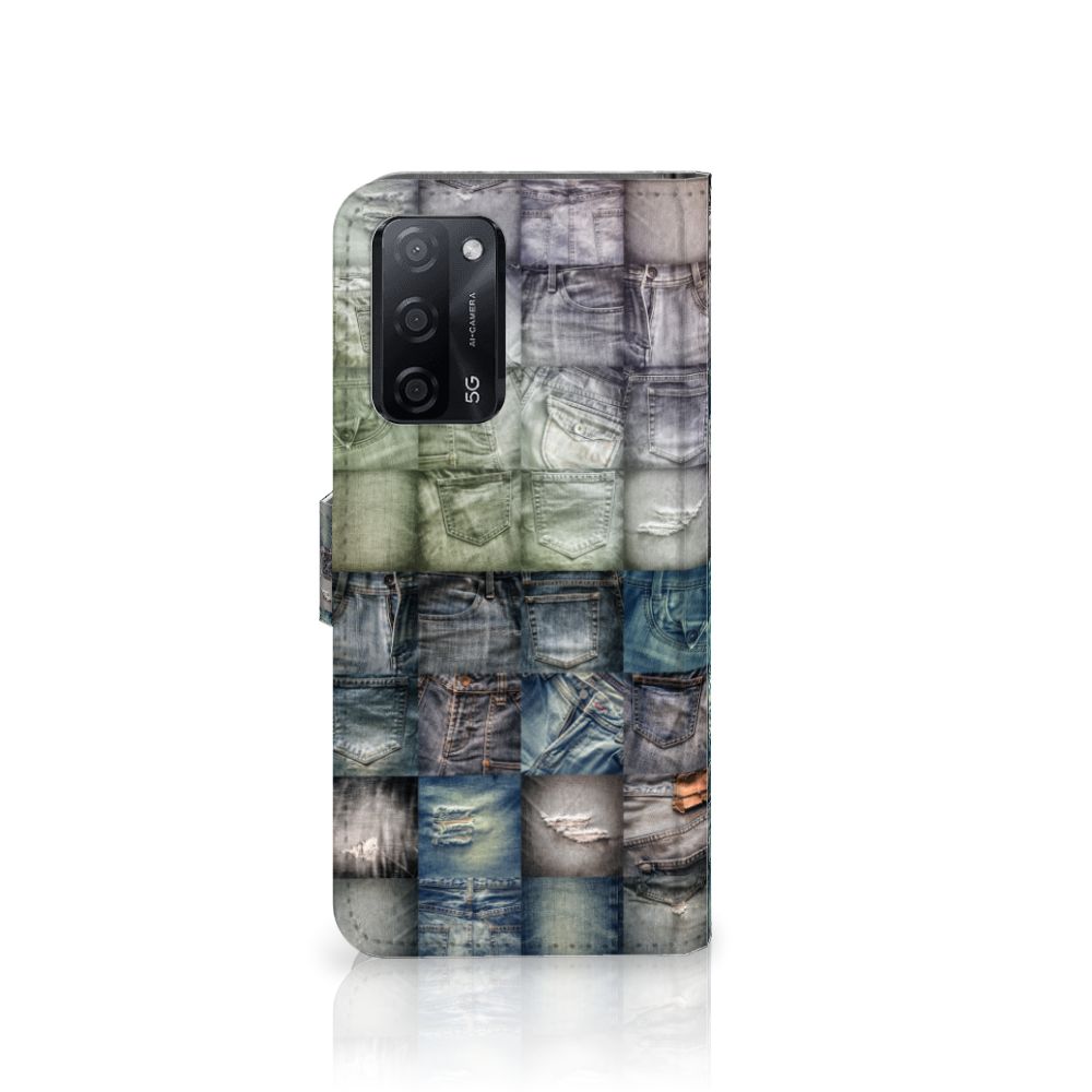 Wallet Case met Pasjes OPPO A16/A16s/A54s Spijkerbroeken