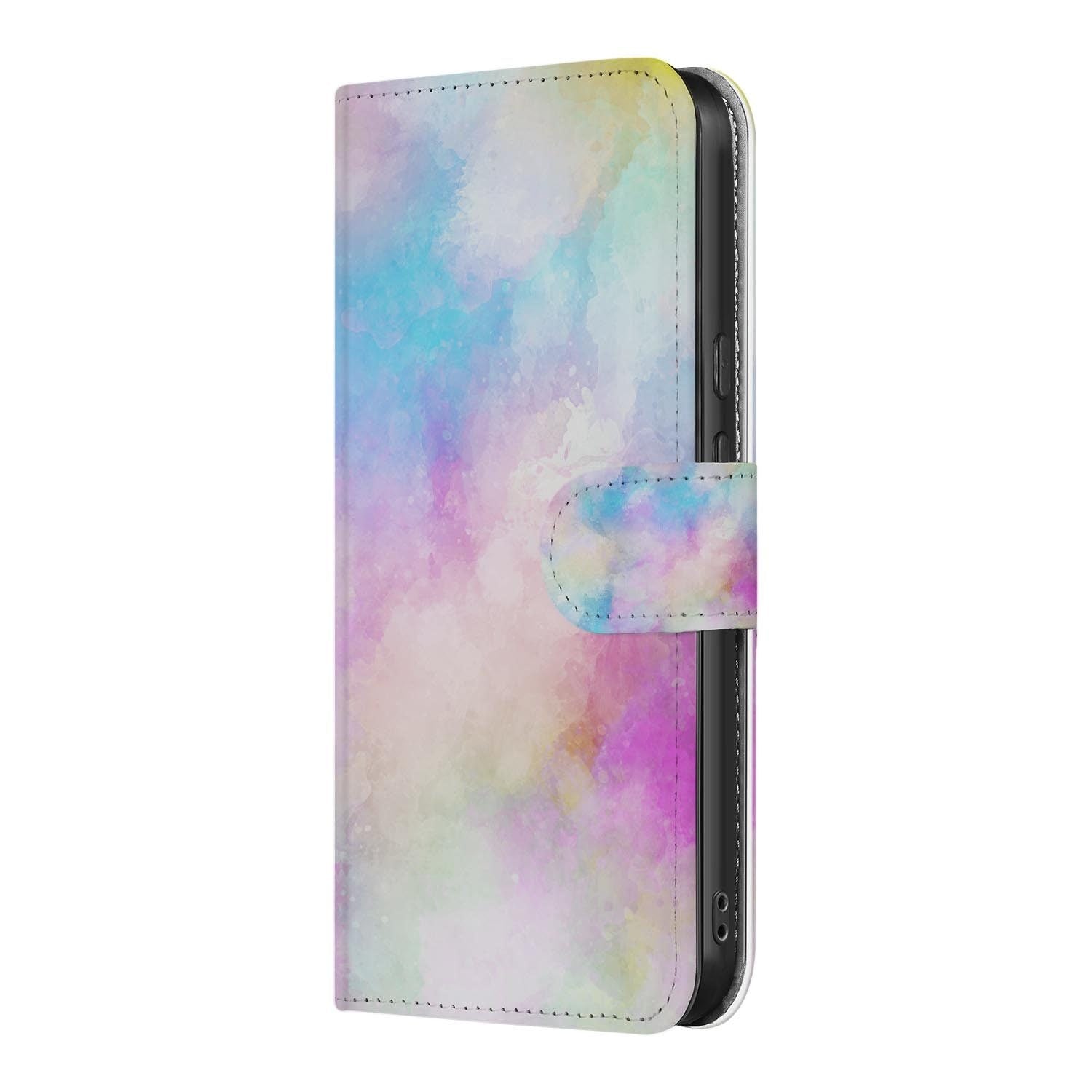Watercolor Light wallet hoesje voor Google Pixel 10a met pasjeshouder