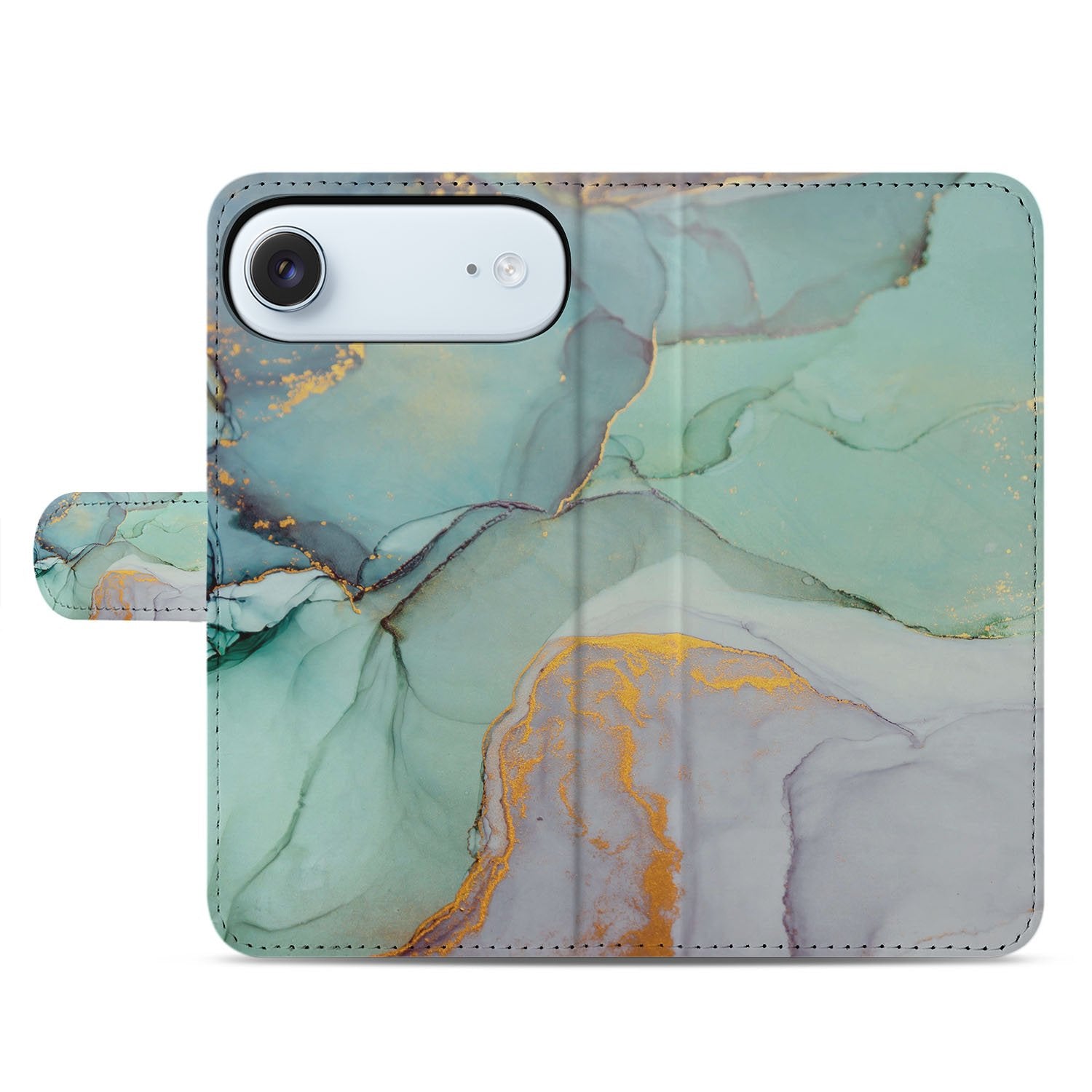 Watercolor Mix Hoesje voor Apple iPhone Air Book Case aquarelprint design aanzicht