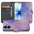 Watercolor Paars Hoesje voor iPhone 17 Book Case designnaam vooraanzicht