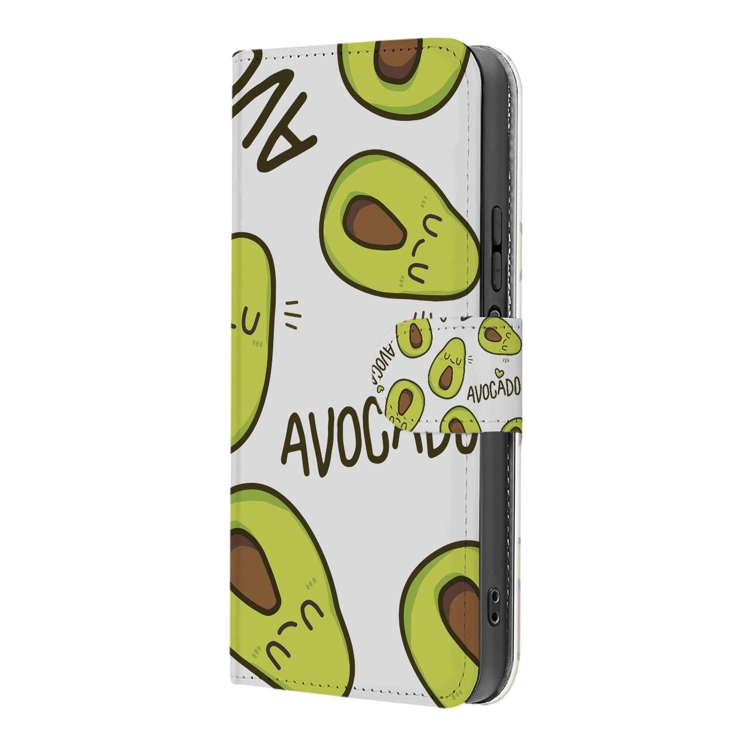 Xiaomi 17 bookcase Avocado Singing, binnenkant met telefoon