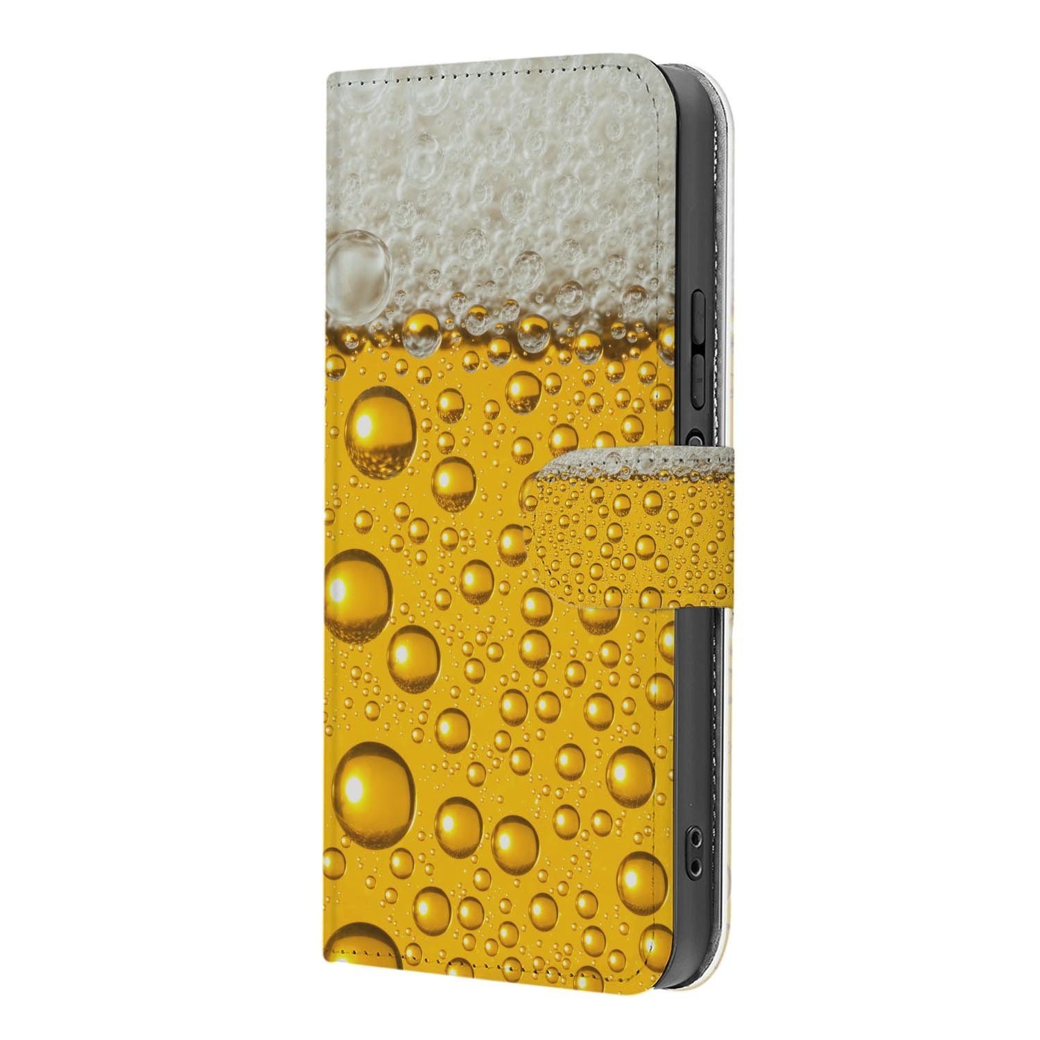 Xiaomi 17 bookcase Bier, binnenkant met telefoon