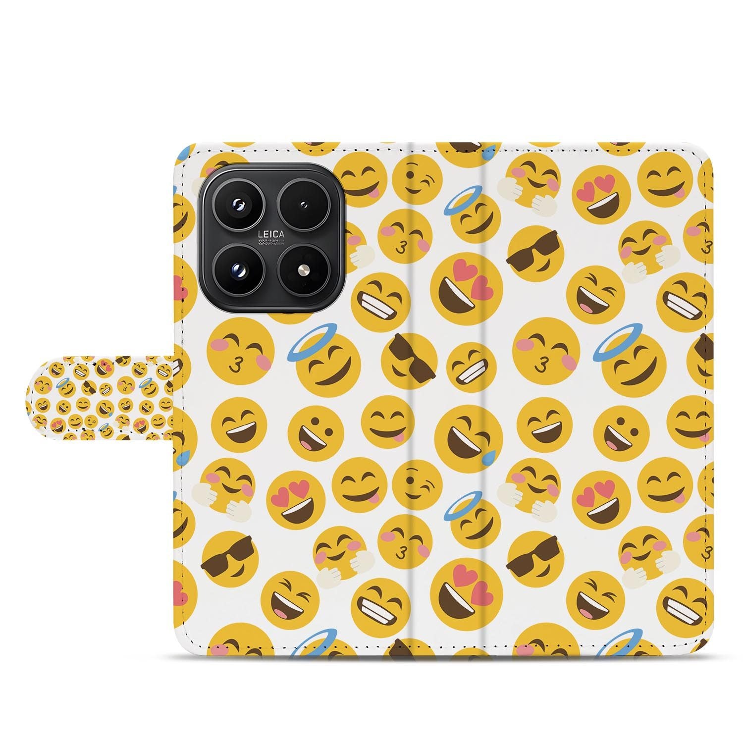 Xiaomi 17 bookcase Emoji, open met pasjesvakken