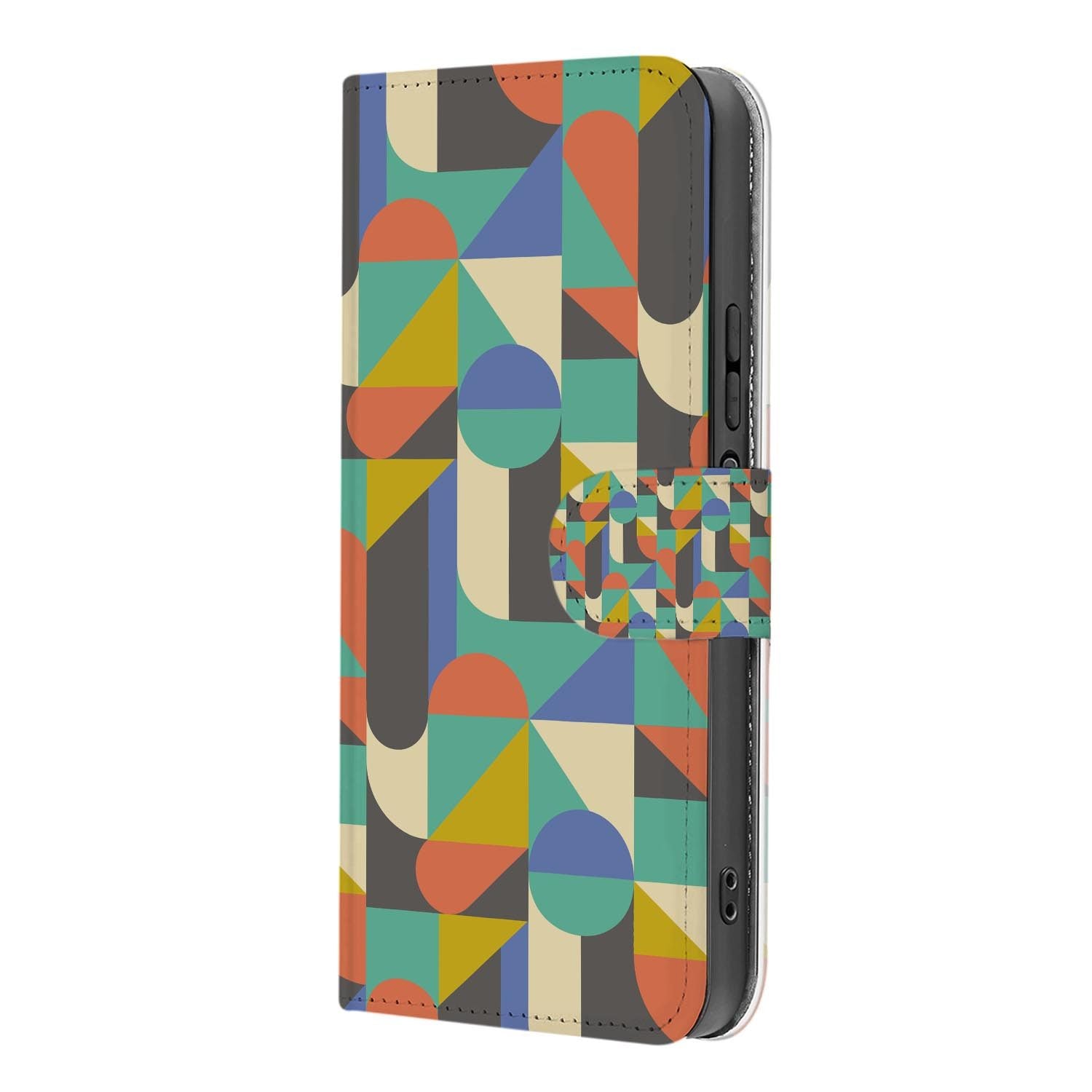 Xiaomi 17 bookcase Funky Retro, binnenkant met telefoon
