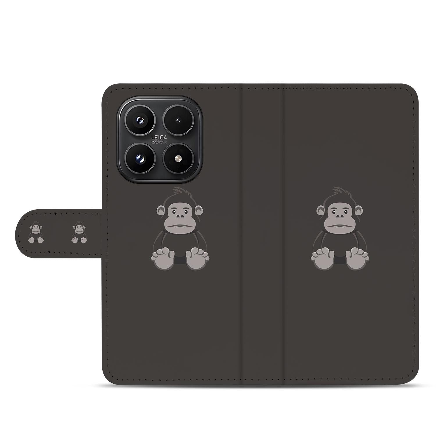 Xiaomi 17 bookcase Gorilla, open met pasjesvakken