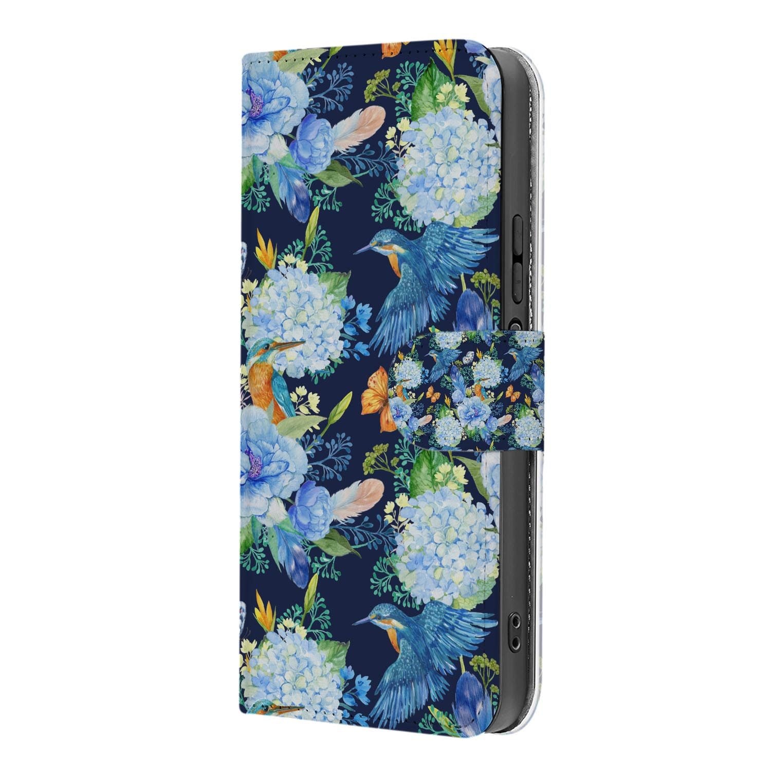 Xiaomi 17 bookcase IJsvogel, binnenkant met telefoon
