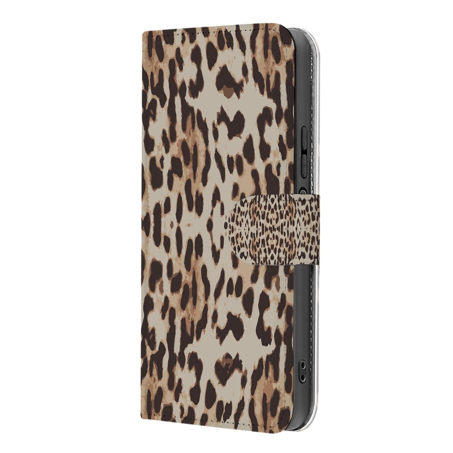 Xiaomi 17 bookcase Leopard, binnenkant met telefoon