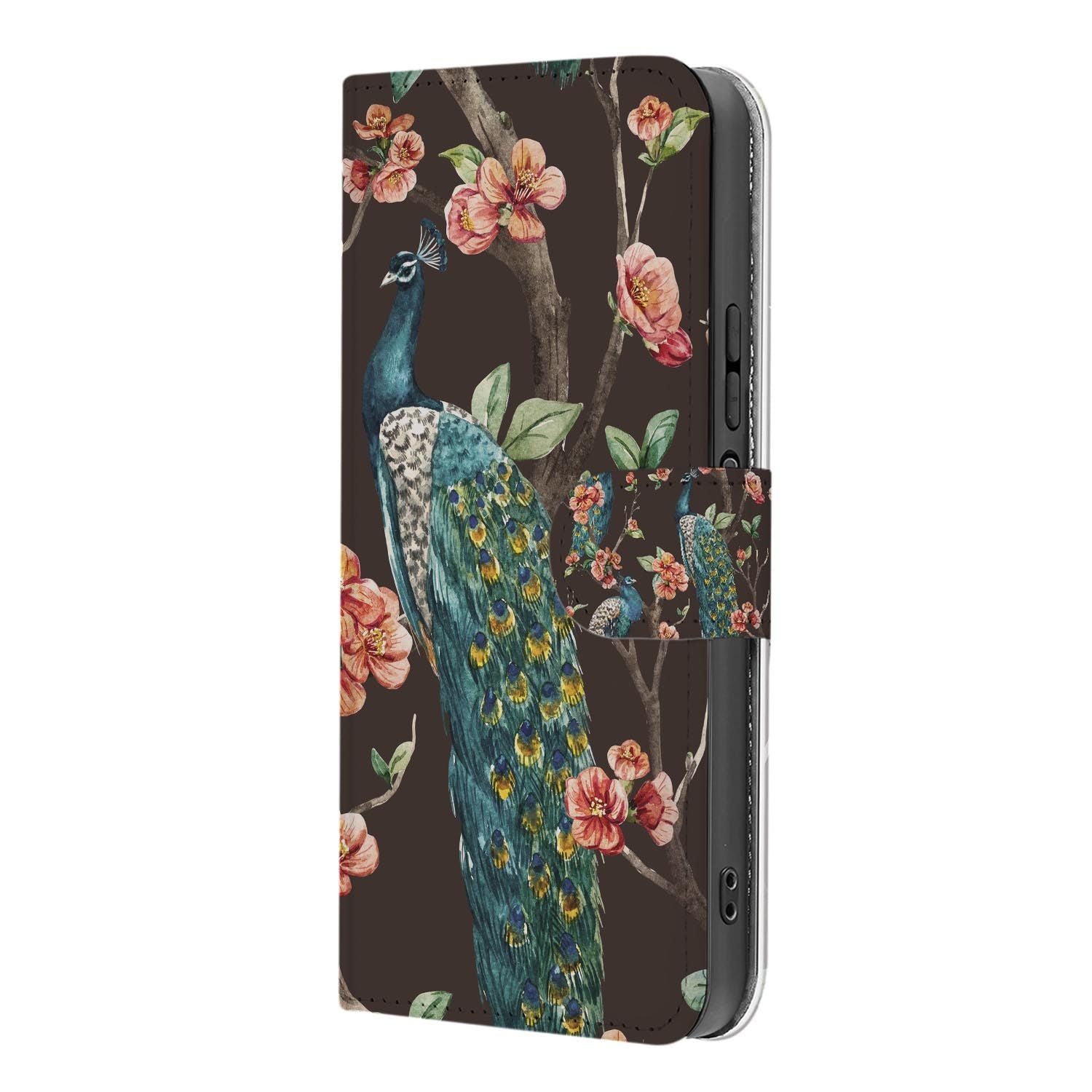 Xiaomi 17 bookcase Pauw met Bloemen, detail van het stiksel