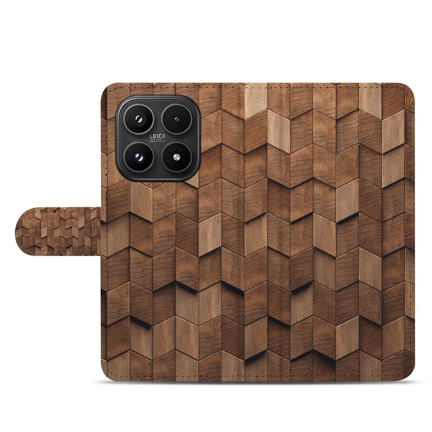Xiaomi 17 bookcase Wooden Cubes, open met pasjesvakken