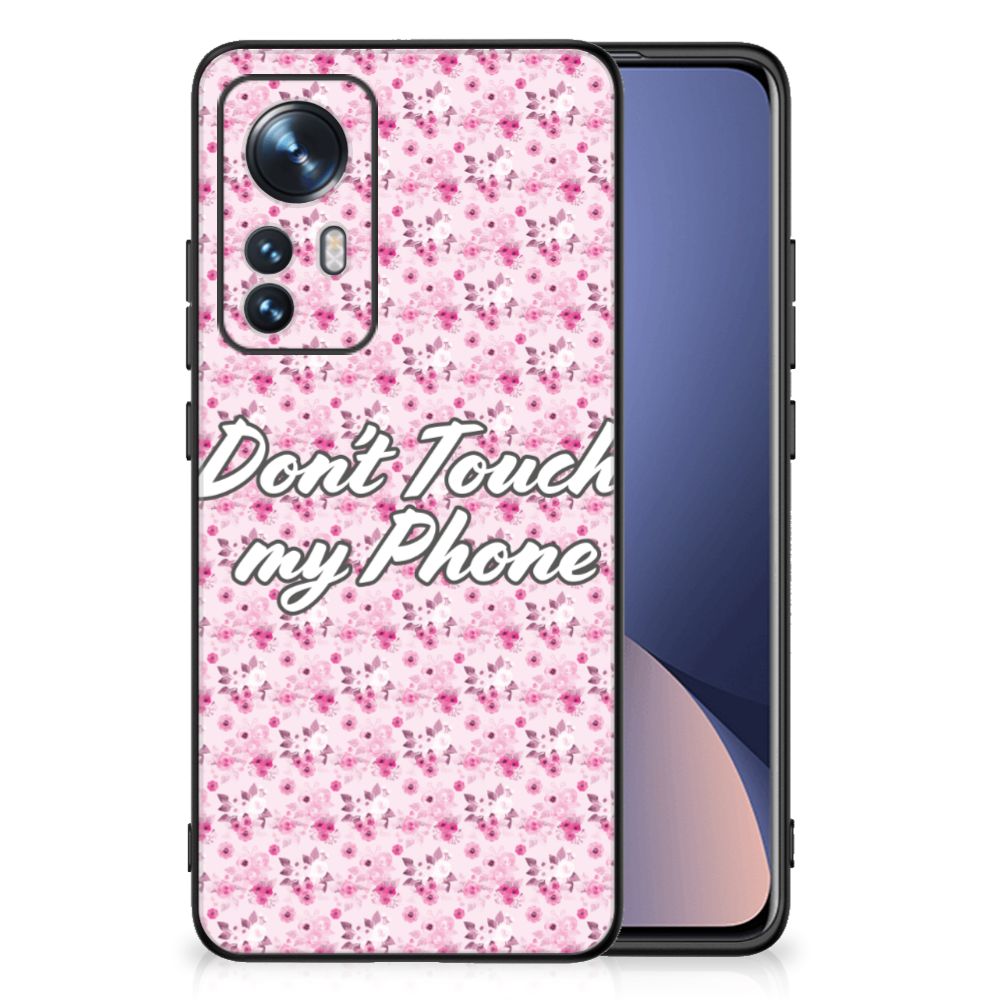 Xiaomi 12 | 12X Telefoon Hoesje Flowers Pink DTMP B2C Telecom