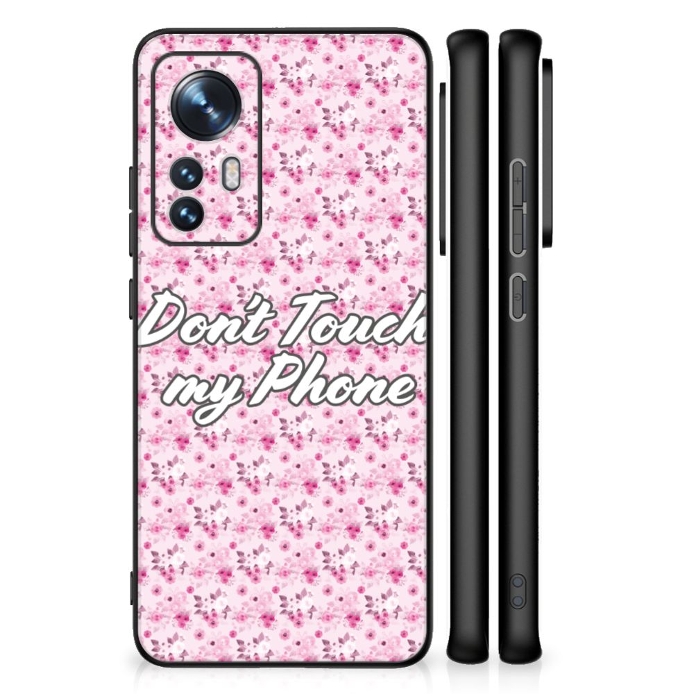 Xiaomi 12 | 12X Telefoon Hoesje Flowers Pink DTMP B2C Telecom
