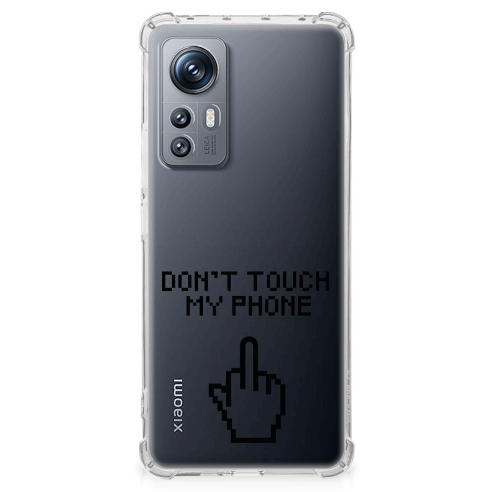Xiaomi 12 | 12x Anti Shock Case Finger Don't Touch My Phone B2C Telecom