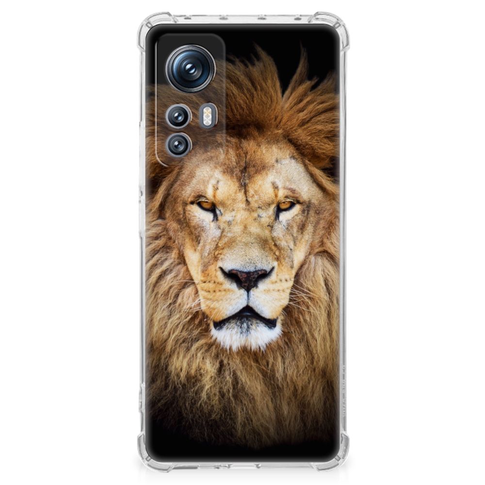Xiaomi 12 | 12x Case Anti-shock Leeuw leeuw detail voorkant