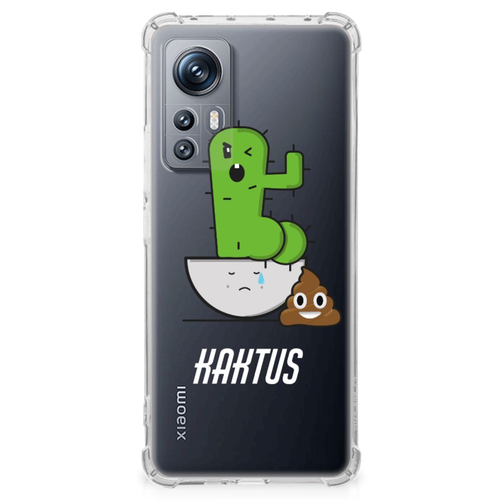 Xiaomi 12 | 12x Stevig Bumper Hoesje Cactus Poo B2C Telecom