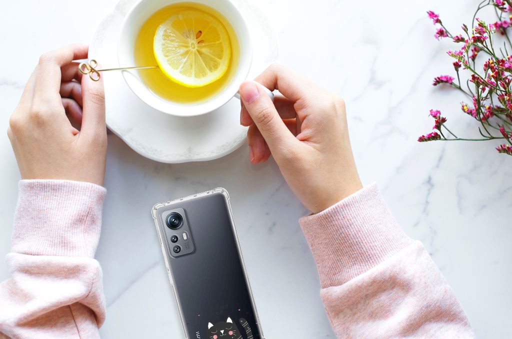 Xiaomi 12 | 12x Stevig Bumper Hoesje Cat Good Day B2C Telecom