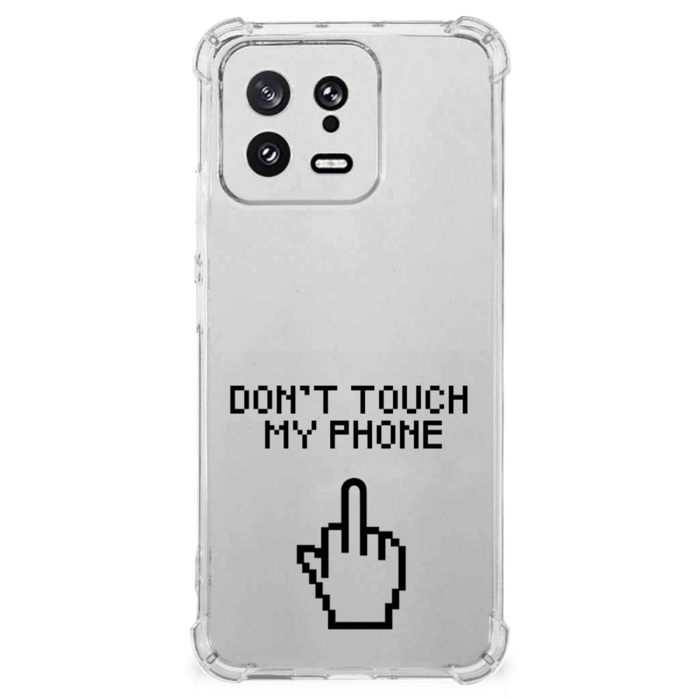 Xiaomi 13 Anti Shock Case Finger Don't Touch My Phone B2C Telecom