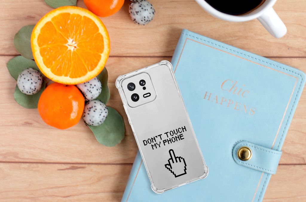 Xiaomi 13 Anti Shock Case Finger Don't Touch My Phone B2C Telecom