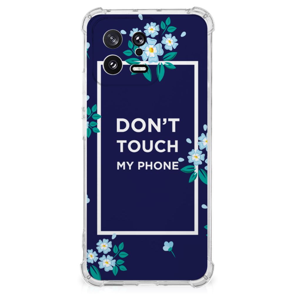 Xiaomi 13 Anti Shock Case Flowers Blue DTMP B2C Telecom
