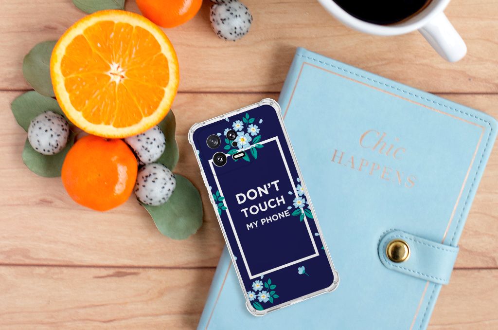 Xiaomi 13 Anti Shock Case Flowers Blue DTMP B2C Telecom