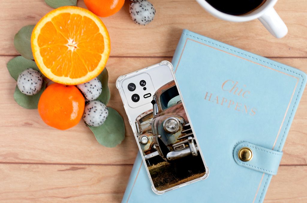 Xiaomi 13 Anti-shock Hoesje met foto Vintage Auto B2C Telecom