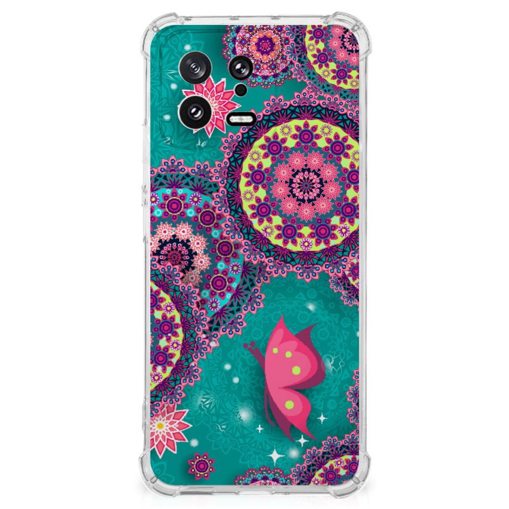 Xiaomi 13 Back Cover Cirkels en Vlinders B2C Telecom
