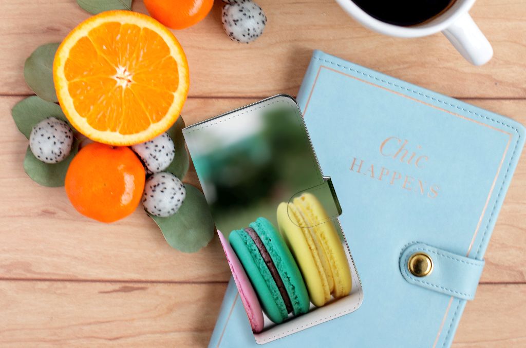 Xiaomi 13 Book Cover Macarons hoesje macarons aanzicht