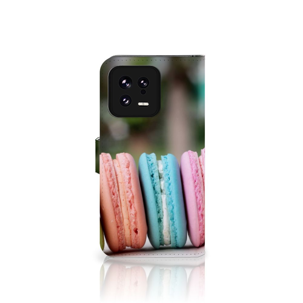Xiaomi 13 Book Cover Macarons hoesje macarons voorkant