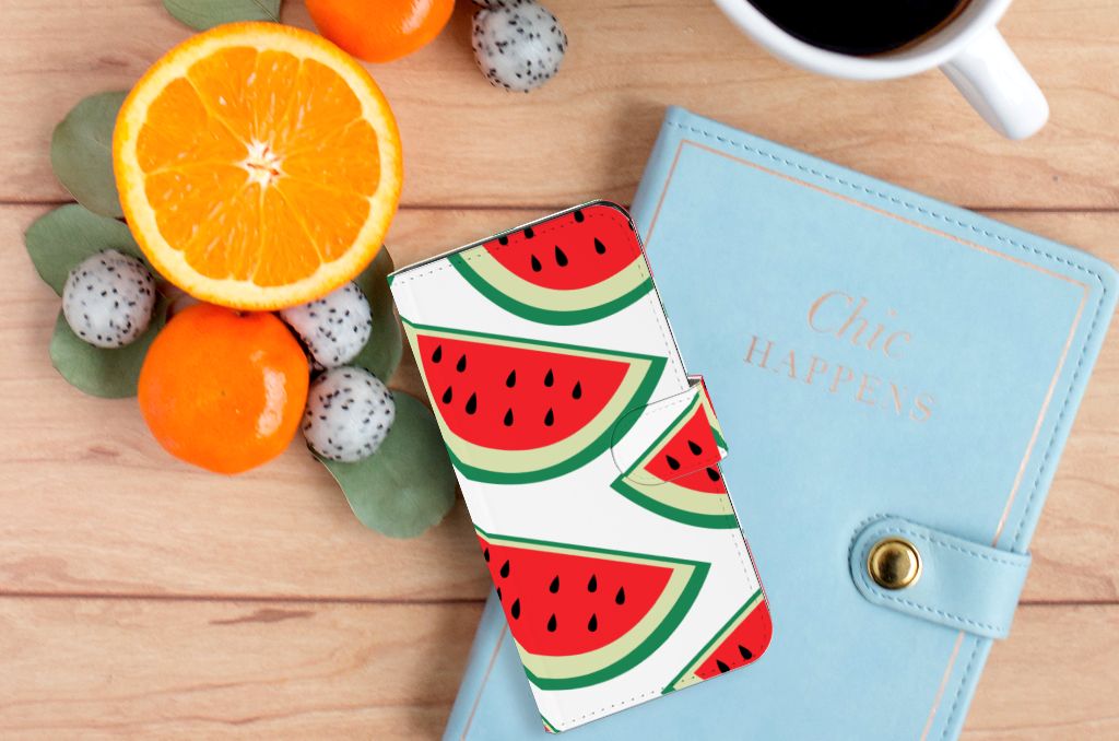 Xiaomi 13 Book Cover Watermelons design watermeloenen aanzicht