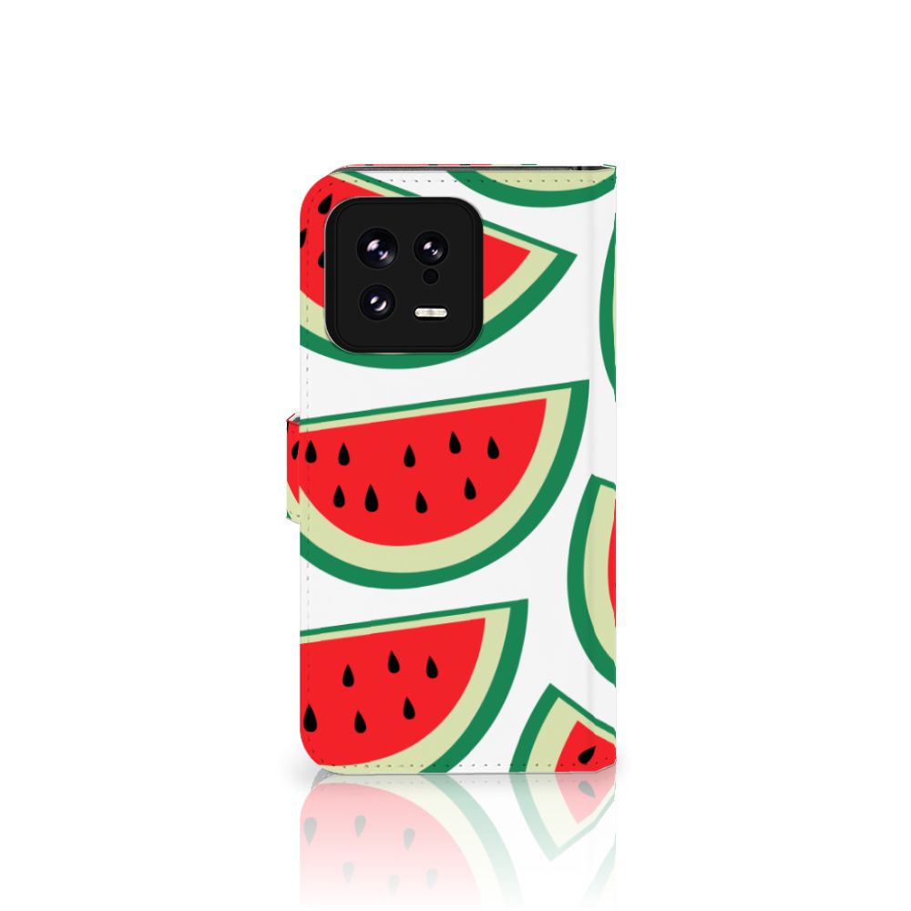 Xiaomi 13 Book Cover Watermelons boekhoes watermeloenen design voorzijde