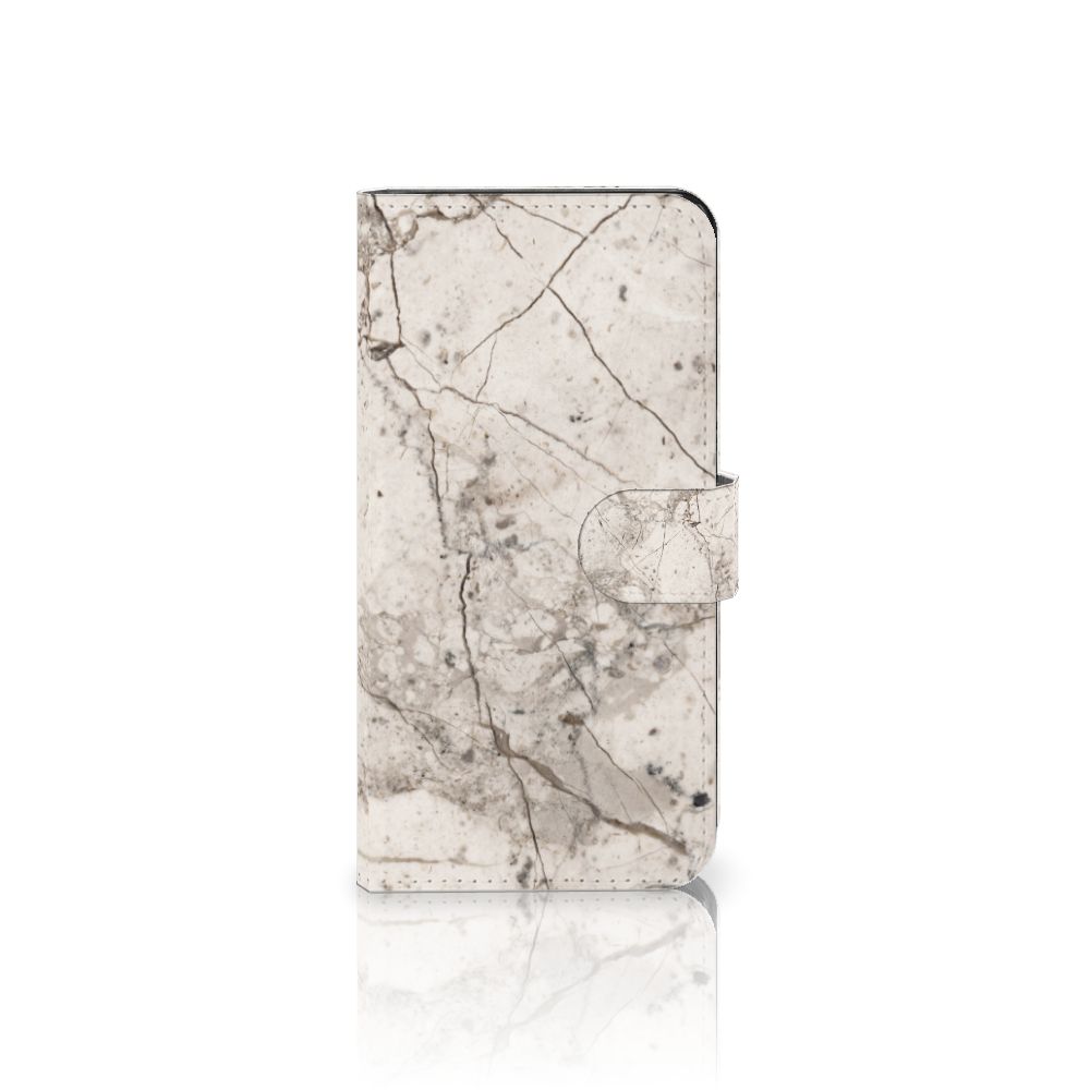 Xiaomi 13 Bookcase Marmer Beige boekhoes marmer beige aanzicht