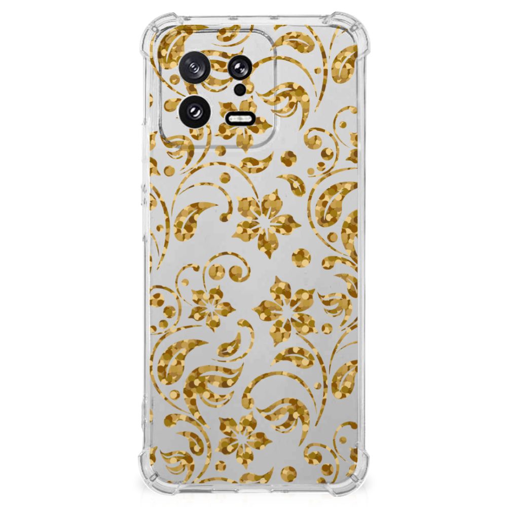 Xiaomi 13 Case Gouden Bloemen B2C Telecom