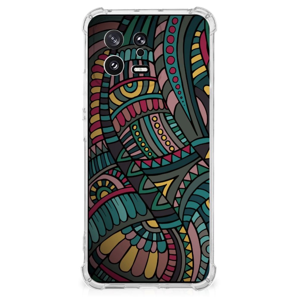Xiaomi 13 Doorzichtige Silicone Hoesje Aztec B2C Telecom