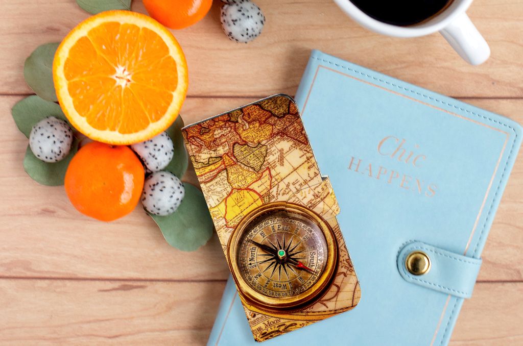 Xiaomi 13 Flip Cover Kompas ontwerp kompas bovenaanzicht