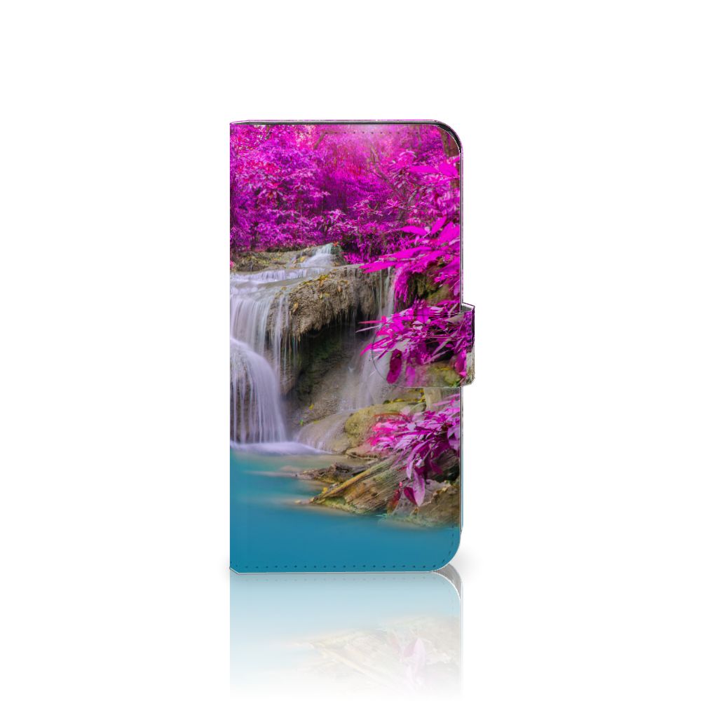 Xiaomi 13 Flip Cover Waterval flipcover waterval paarse bomen