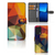 Xiaomi 13 Lite Book Case Polygon Color ontwerp voorkant binnenzijde
