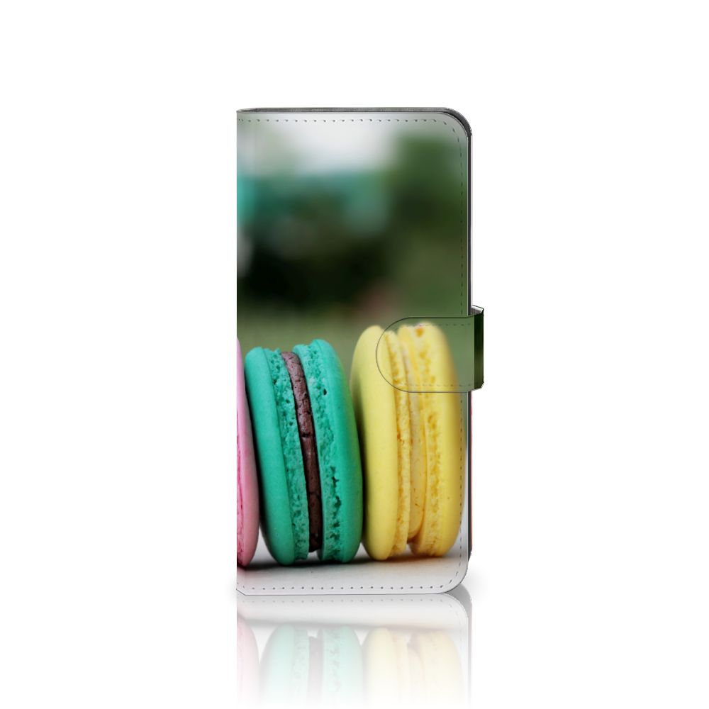 Xiaomi 13 Lite Book Cover Macarons met kleurrijke macarons in pastelkleuren, perfect als cadeau voor stijl en bescherming.