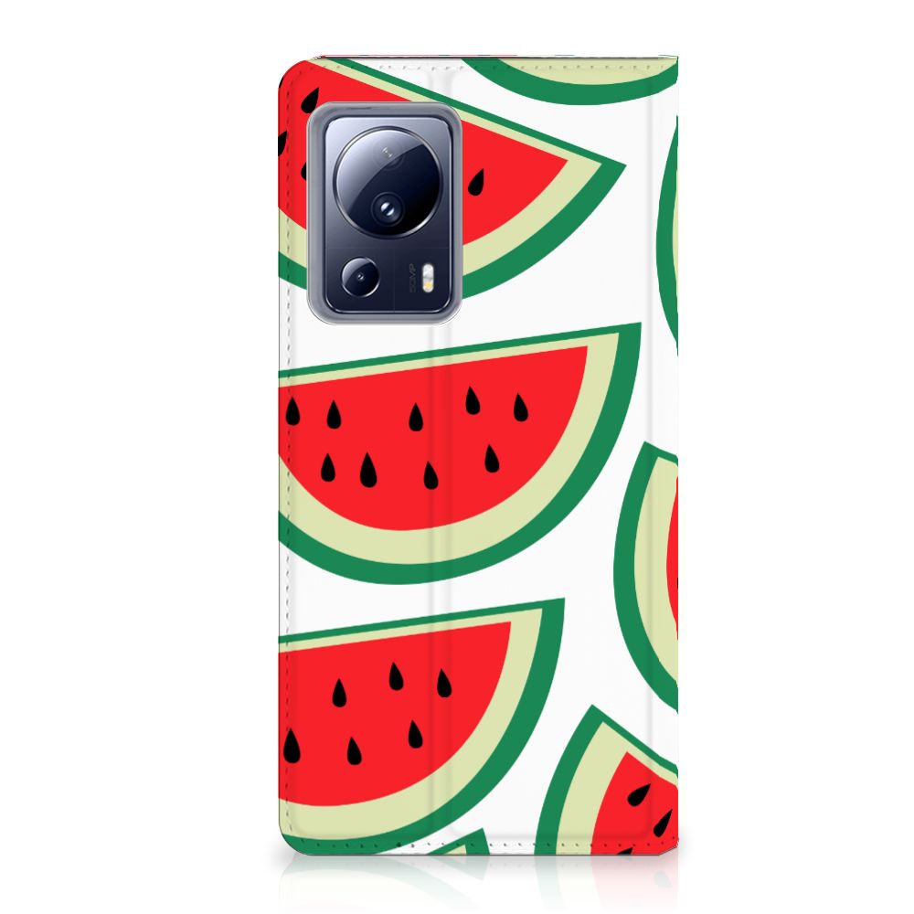 Xiaomi 13 Lite Flip Style Cover Watermelons design voorkant