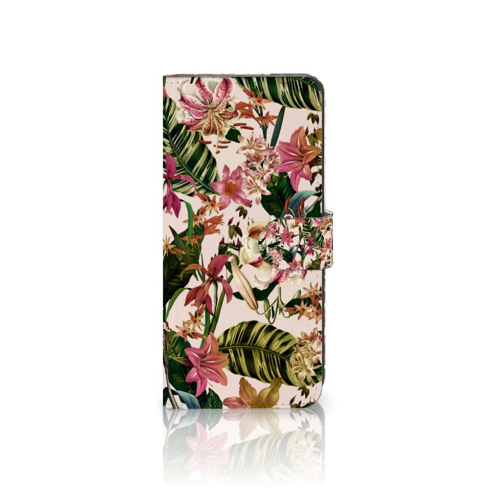 Xiaomi 13 Lite Hoesje Flowers telefoonhoesje bloemen design aanzicht