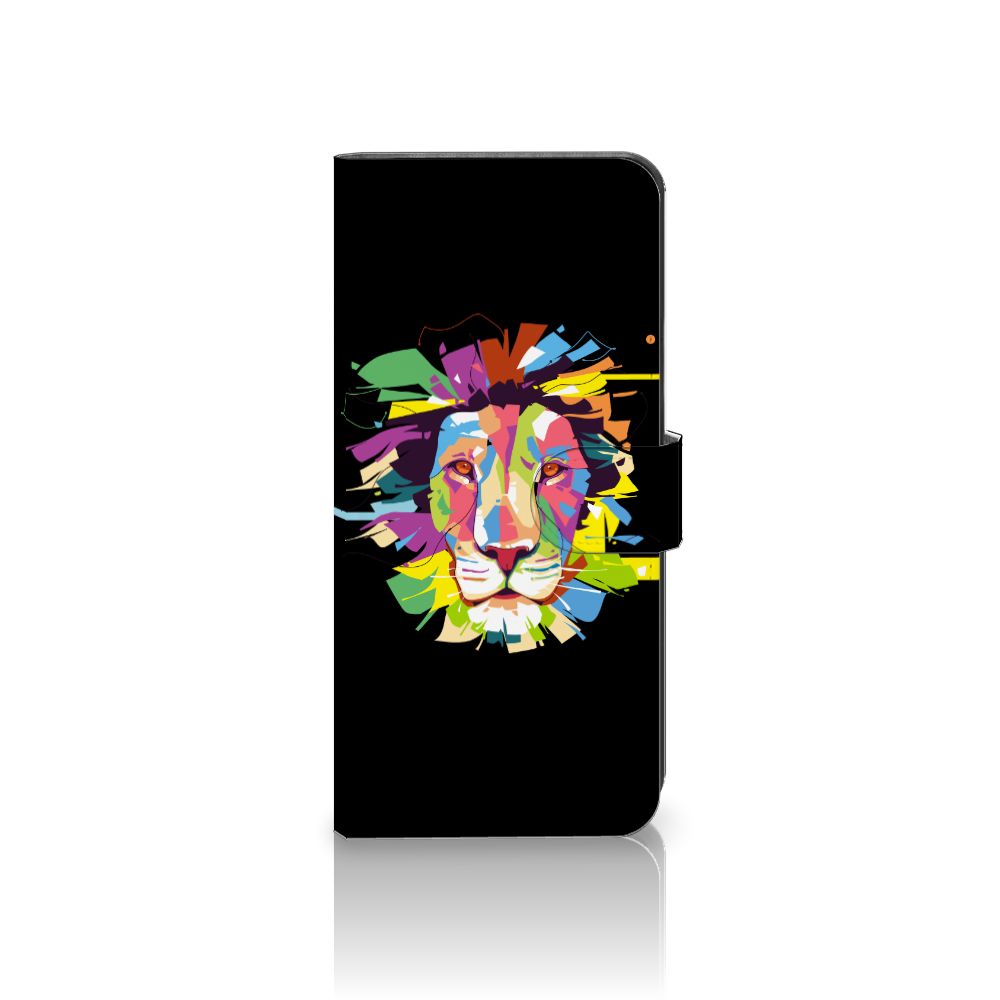 Xiaomi 13 Lite Leuk Hoesje Lion Color telefoonhoesje design Lion aanzicht