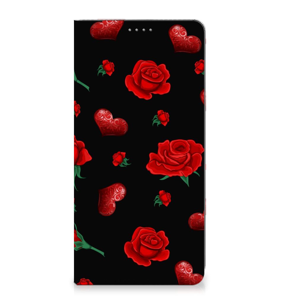 Xiaomi 13 Lite Magnet Case Valentine met rozen en harten ❤️ voor stijl, bescherming en gebruiksgemak.