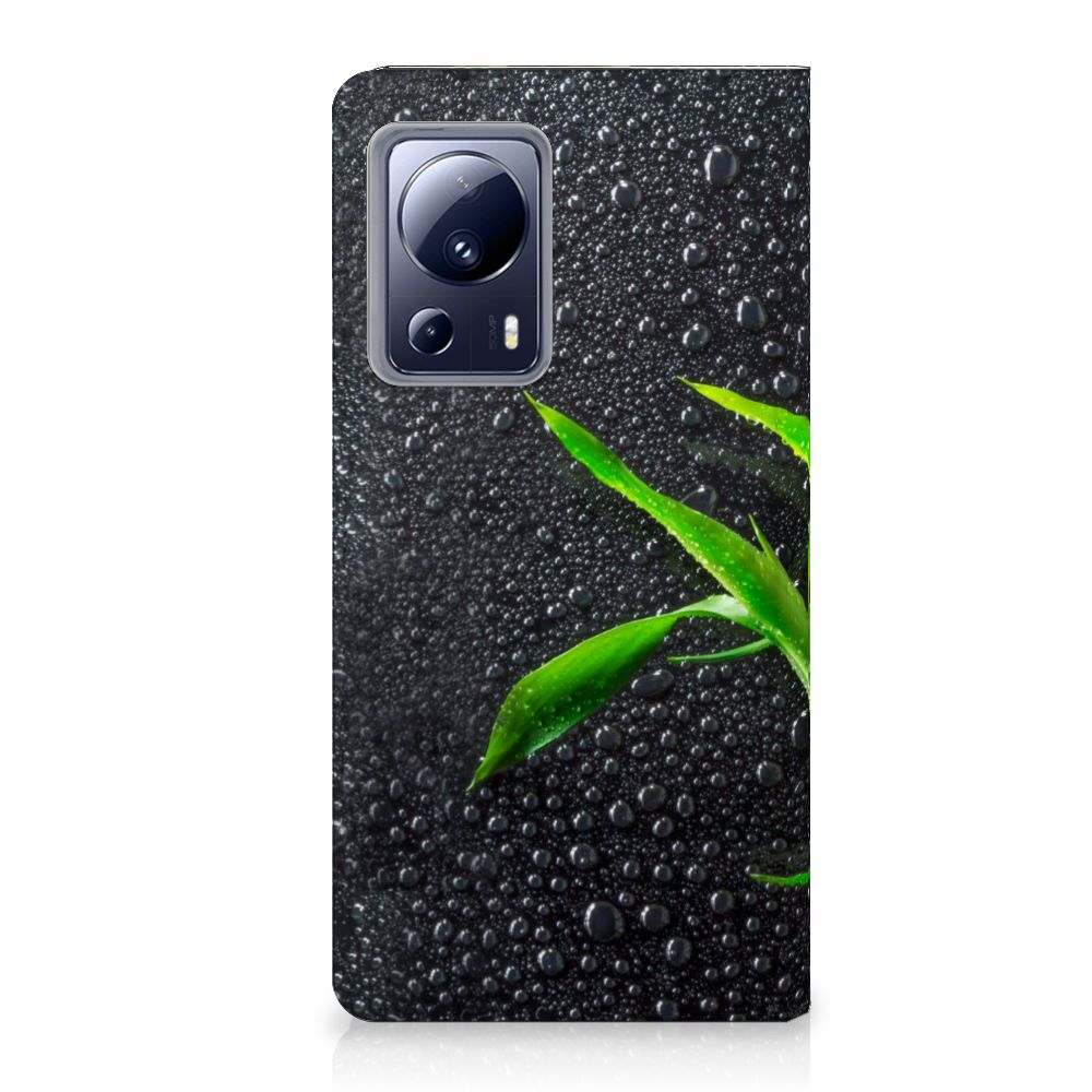 Xiaomi 13 Lite Smart Cover Orchidee designhoesje voorzijde