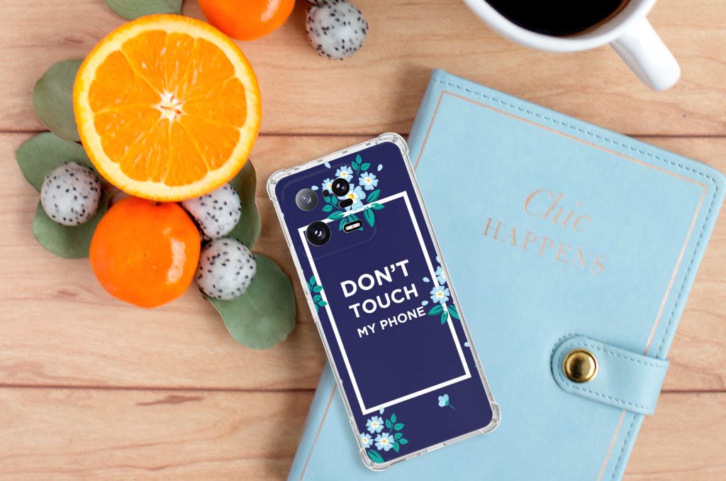 Xiaomi 13 Pro Anti Shock Case Flowers Blue DTMP B2C Telecom