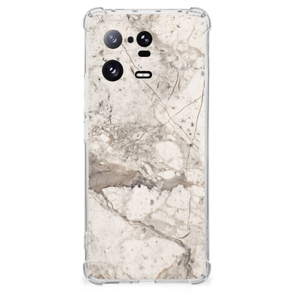 Xiaomi 13 Pro Anti-Shock Hoesje Marmer Beige B2C Telecom