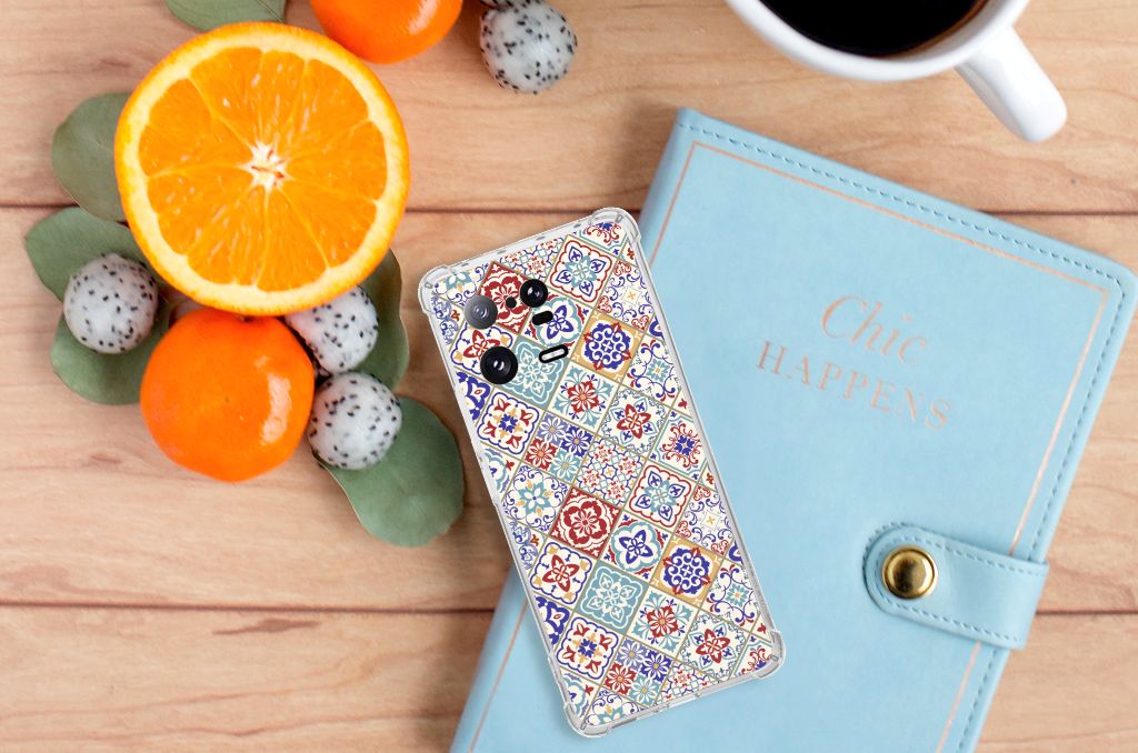 Xiaomi 13 Pro Anti-Shock Hoesje Tiles Color B2C Telecom