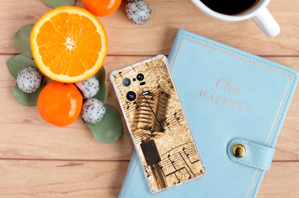 Xiaomi 13 Pro Anti-shock Hoesje met foto Bladmuziek B2C Telecom